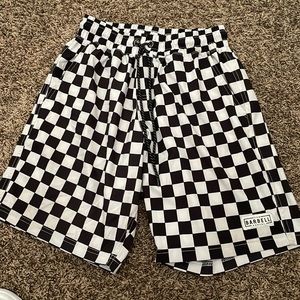 Barbell Cartel Checkerboard shorts size medium